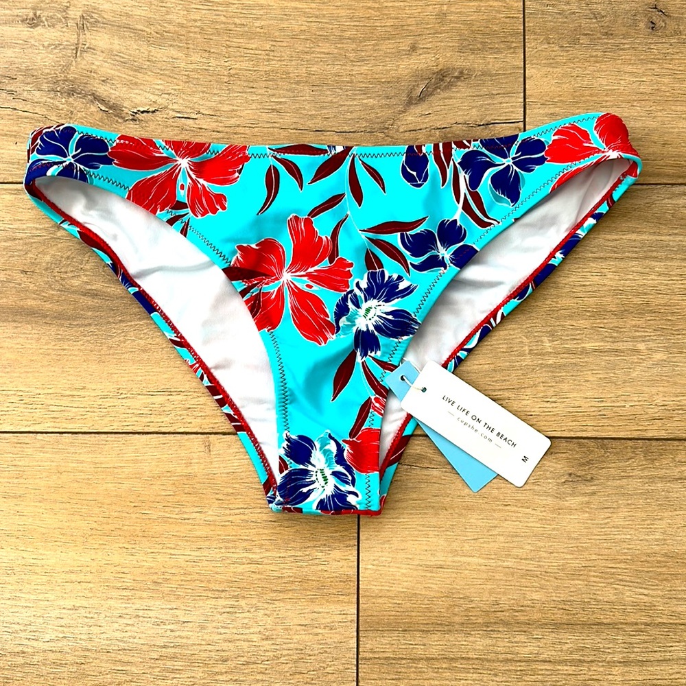 NWT floral bikini bottoms